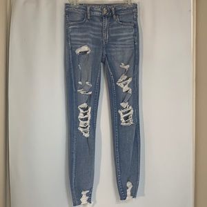 American Eagle Super Hi-Rise Jegging Jeans  2R super stretch X